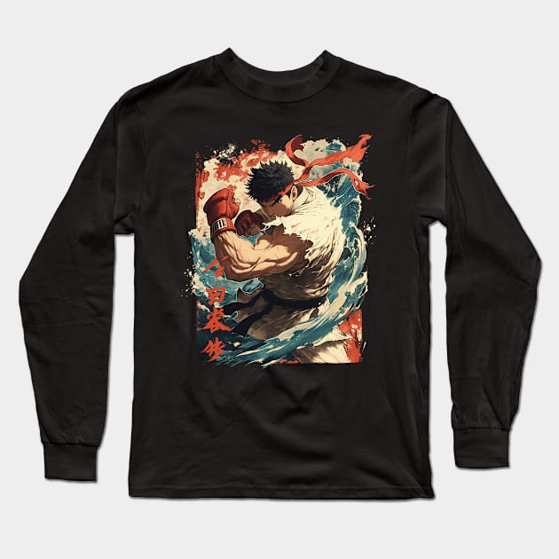 ryu Long Sleeve T-Shirt by peterdora